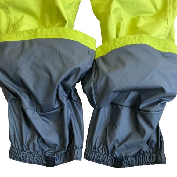 Patagonia Mens M SnowShot Pants H2no Waterproof Peppergrass Green Light Stains - Picture 6 of 16